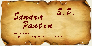 Sandra Pantin vizit kartica